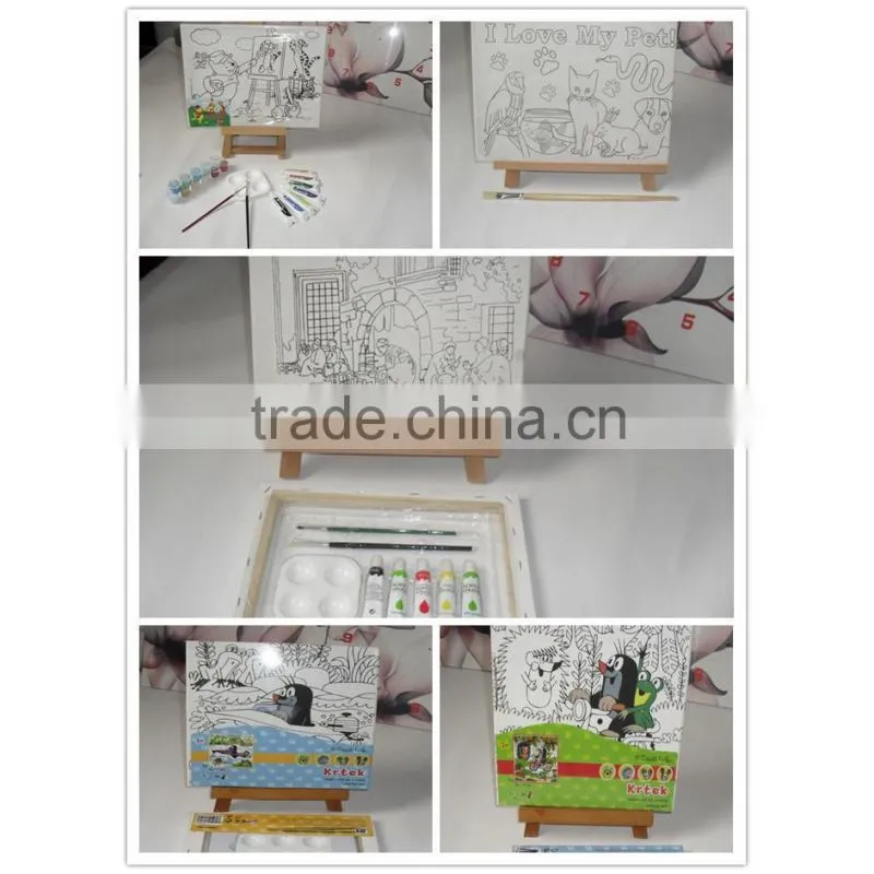 magic kids canvas painting set