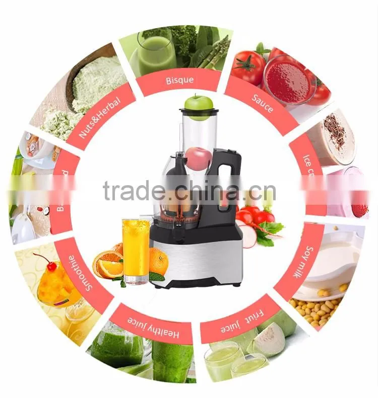 JT-2014 New Product AC Induction Motor Korean Technology Electrical Powerful Commercial Slow Juicer