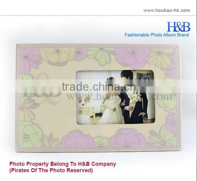 Lovely 8*12 Inch Acrylic Colorful Daughter Photo Frame
