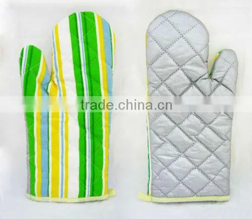 full color printing cotton Oven mitten