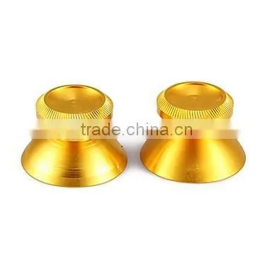 Aluminium Alloy Controller Replacement Parts For Playstation 4 Metal Gold Grip Thumb Grips Gold Chrome Grip for Sony PS4