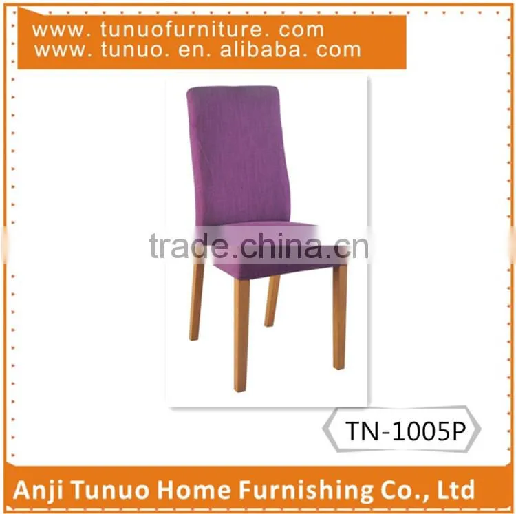 grey cheap fabric high back dining chair, classic hotel dining room furniture