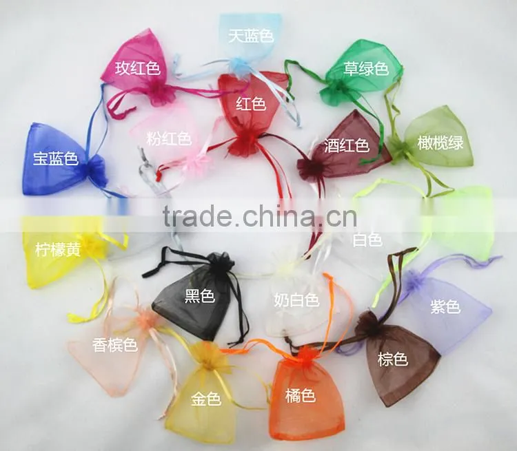 Decorated Organza Pouch,Custom Round Organza Pouch