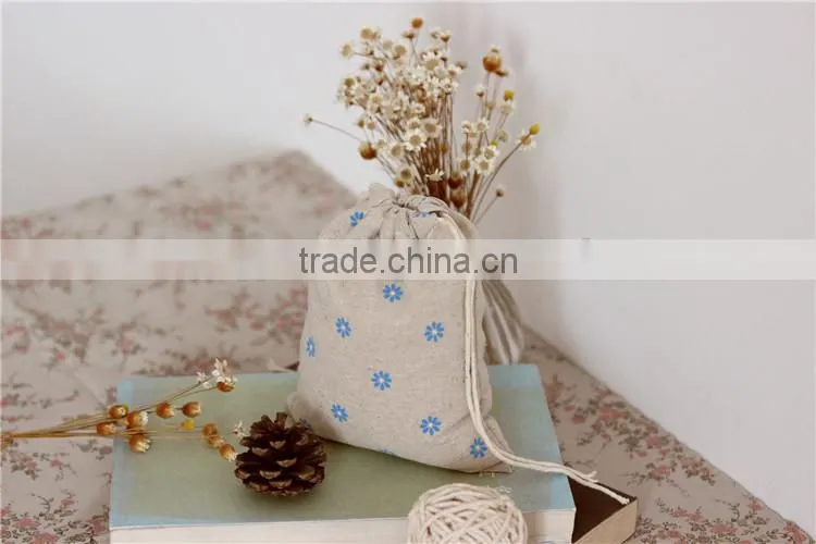 Cheap Linen Fabric Pouch,Linen Cosmetic Bags Wholesale