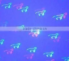 red and green animation laser light