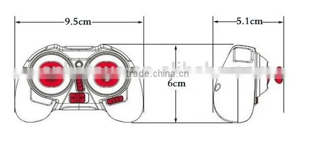Hot sales 2.4G 4CH 6-axis gyro rolling very mini RC quadcopter with 3 speed for adjustment