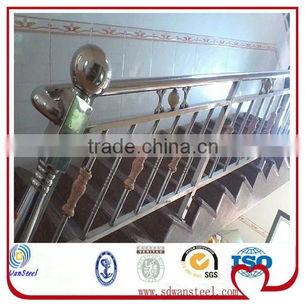 stainless steel staircase handrail