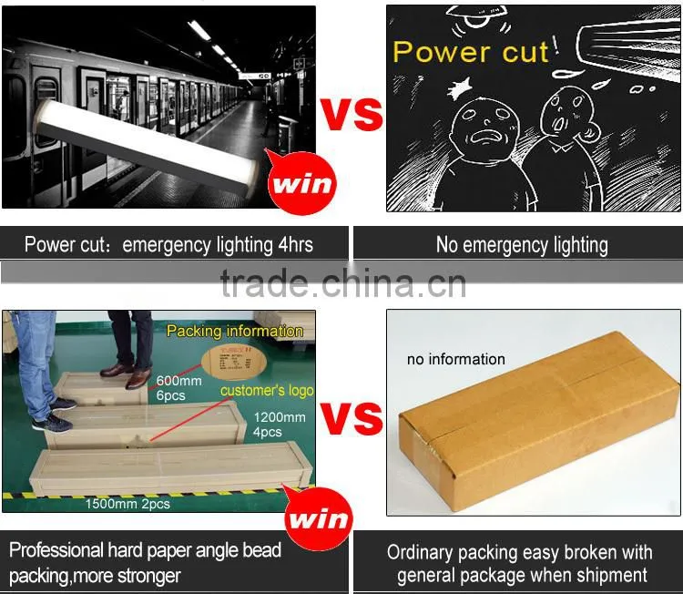 30W CE RoHs BV IP65 0.6m/1.2m/1.5m led tri-proof light 30w