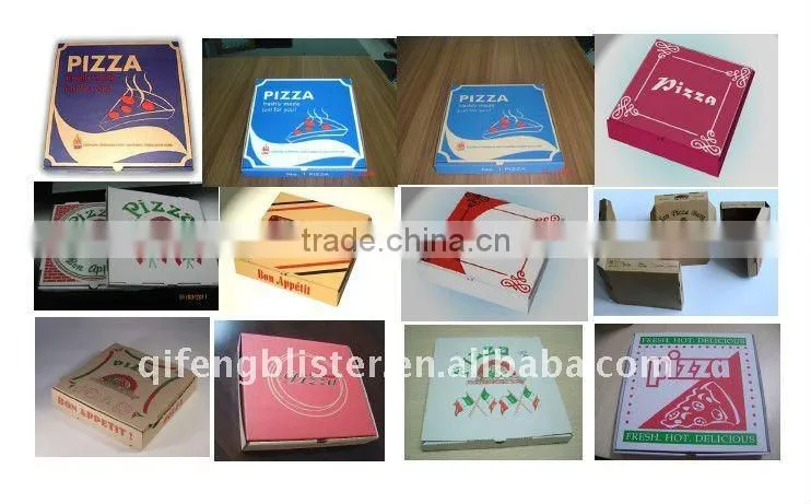 Wholesale plain white corrugated pizza box/high quality and reasonable price pizza box