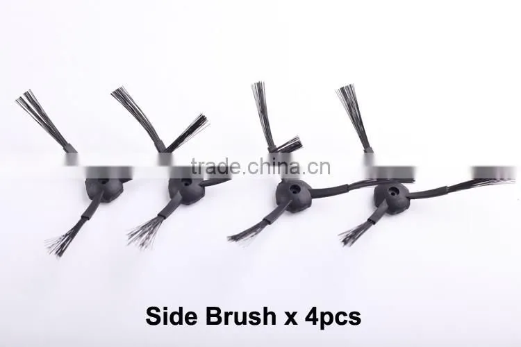 ((For B2000, B3000) Spare Parts Pack for Robot Vacuum Cleaner, Including Side Brush x 4pcs + HEPA Filter x 2pcs