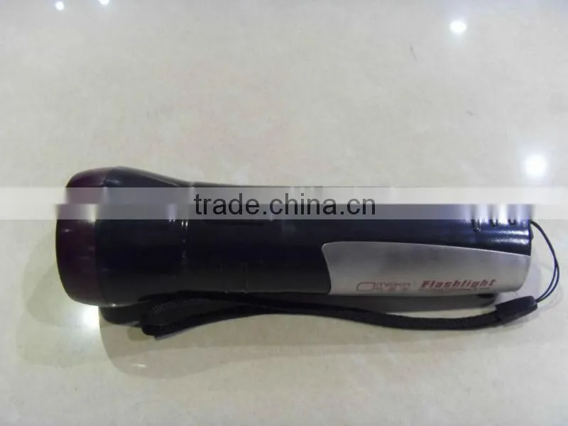 Promotion plastic material OMK 3253 LED Flash Light with rechargeable