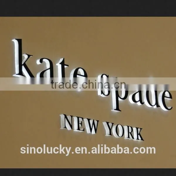 Custom led edge lit sign used in outdoor signage with 7 colors