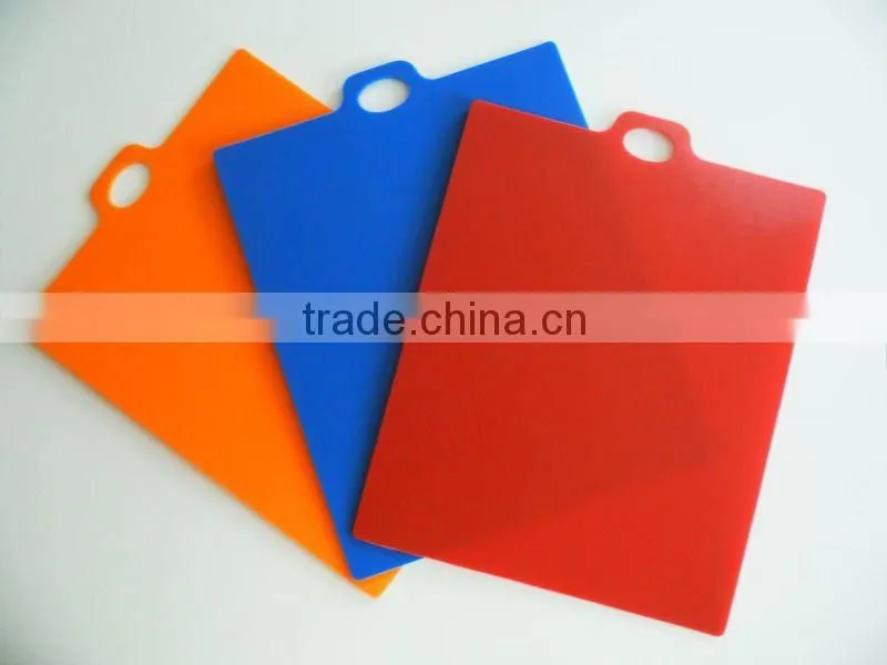 Plastic non-skid /anti-slip cutting board