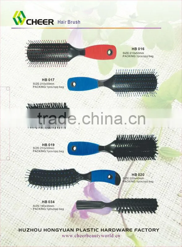 Wooden hair brushes HB027/wooden handle round hair brushes/wooden hair brushes wholesale