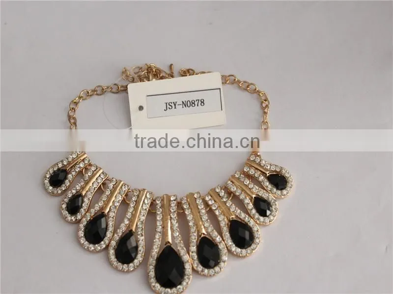 Fashion Charm Women necklace water drop metal Necklace Wholesale