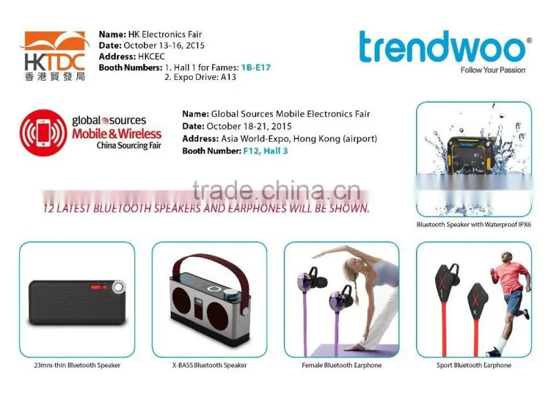 Mini Wireless Bluetooth Earphone With CSR4.0 Chip