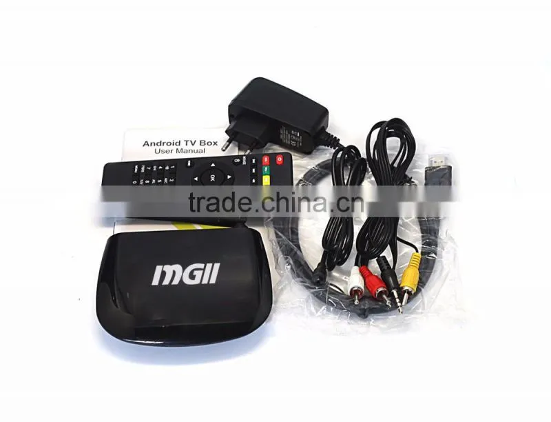 wholesale amlogic s805 android smart tv set top box mgii internet