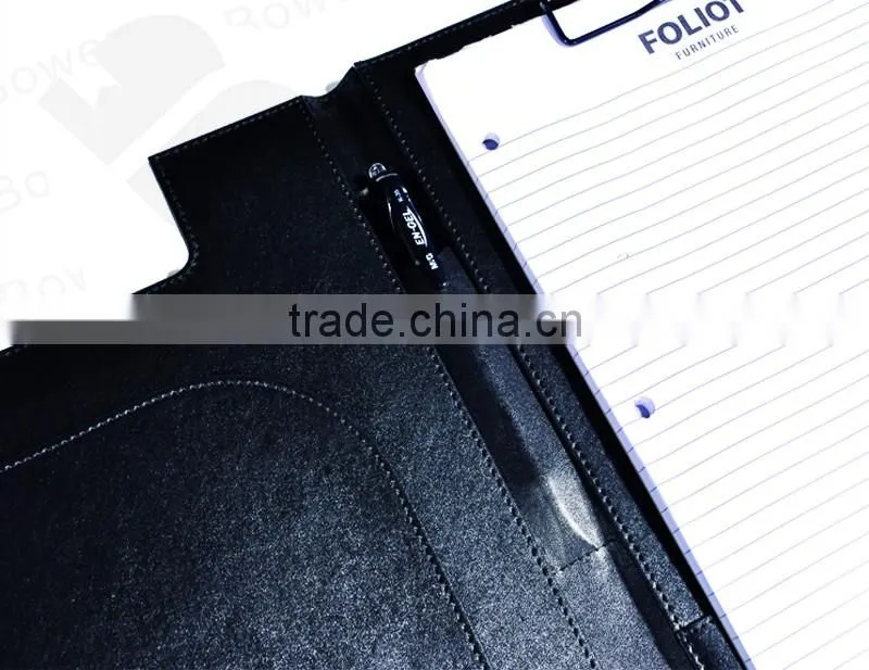 A4 pu custom restaurant leather menu cover