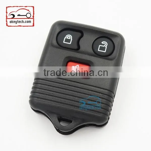 High Quatity ford remote key shell red key blanks custom fobs ford 3 buttons car remote key shell replace
