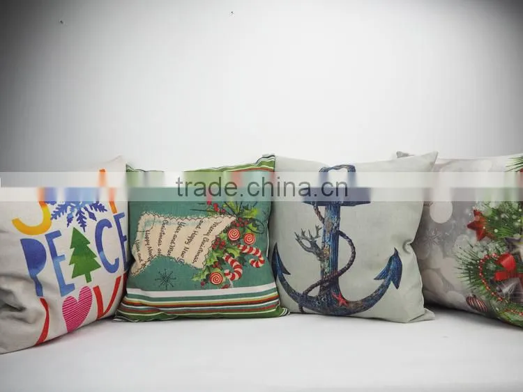 Home decor throw cushions custom digital design printed decorative pillow covers