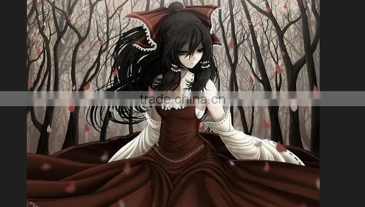 Excellent quality cosplay touhouproject Hakurei Reimu fairy tail wendy marvell cosplay wig
