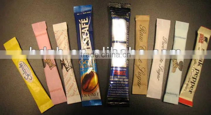 Food grade sugar packaging pe coated sachet paper in rolls