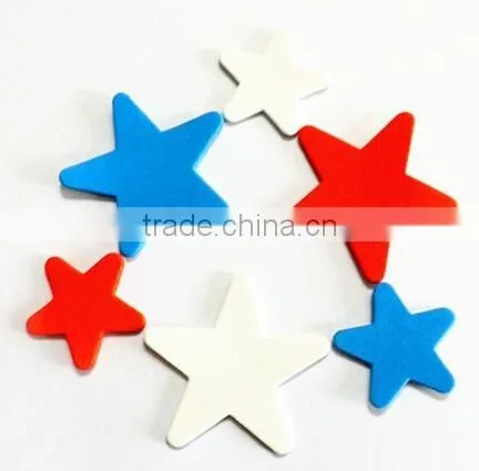 Star eva foam shaped sticker,wall decor sticker