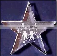 Nice star shape crystal paperweight