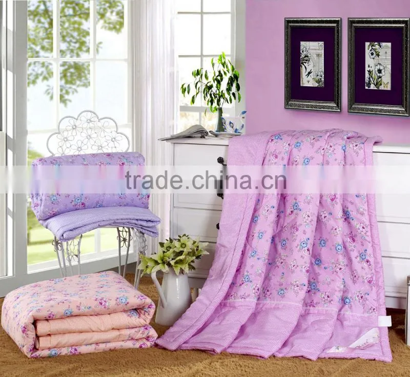 Wholesale Cheap Polyester Fiber Summer Quilt Air conditioner quilt for adults
