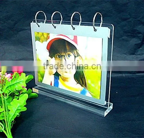 more options clear acrylic base calendar business for sale