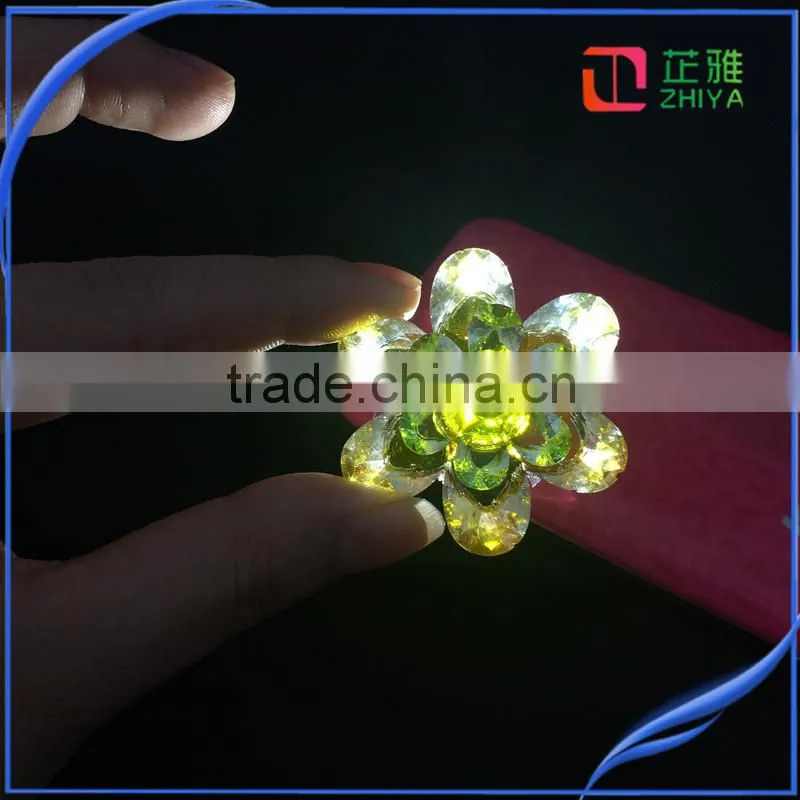 2015NEW flat back resin motif light crystal for led motif light