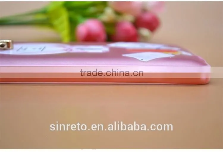 Phone Case For Samsung Note4 Slim Prefume TPU+PC With metal Ring