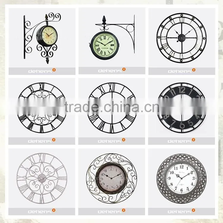 DEHENG big size 24 numbers quartz wall clock