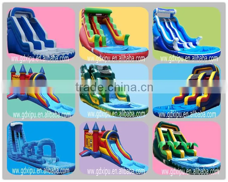 2015 playground equipment china used inflatable water slide for sale for adults
