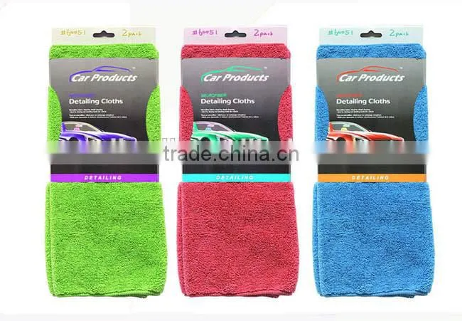 Print car wash towel drying detailing microfiber car wash towel