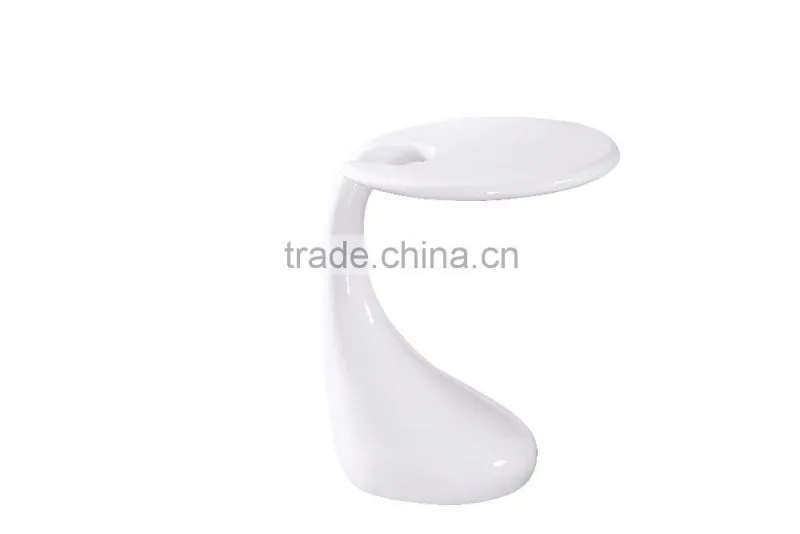 Fiberglass Material in High Gloss Finishing end table