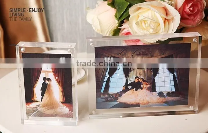 4x6 acrylic magnetic photo frame