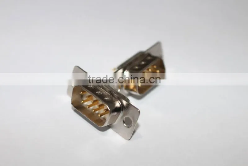D-sub db connector for wire male 9 pin