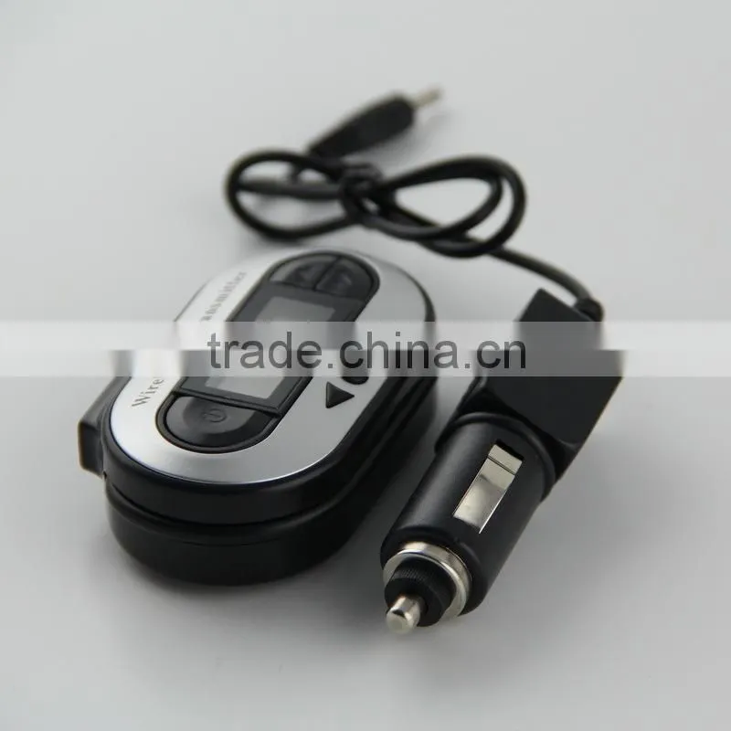Wireless FM Transmitter, 6 in 1 FM Transmitter with Car Charger, FM Transmitter
