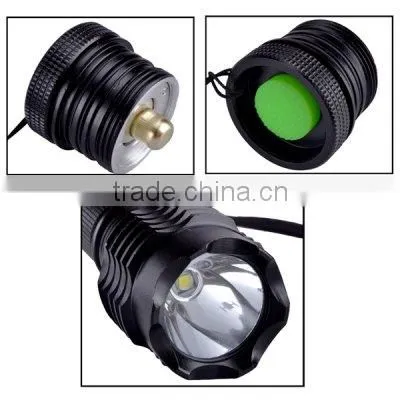 led waterproof diving flashlight