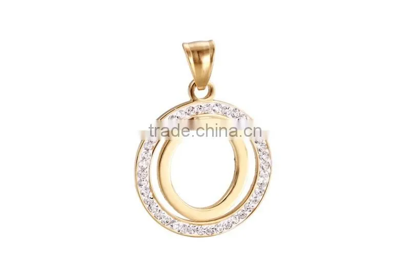 18k plating aluminum chain metal pendant necklace -jewelry wholesale