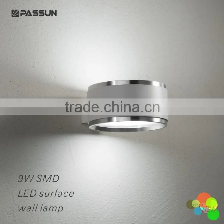 surface mounted black plated wall lamp 5w