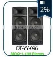 15 inch professional wireless microphone active portable trolley speaker