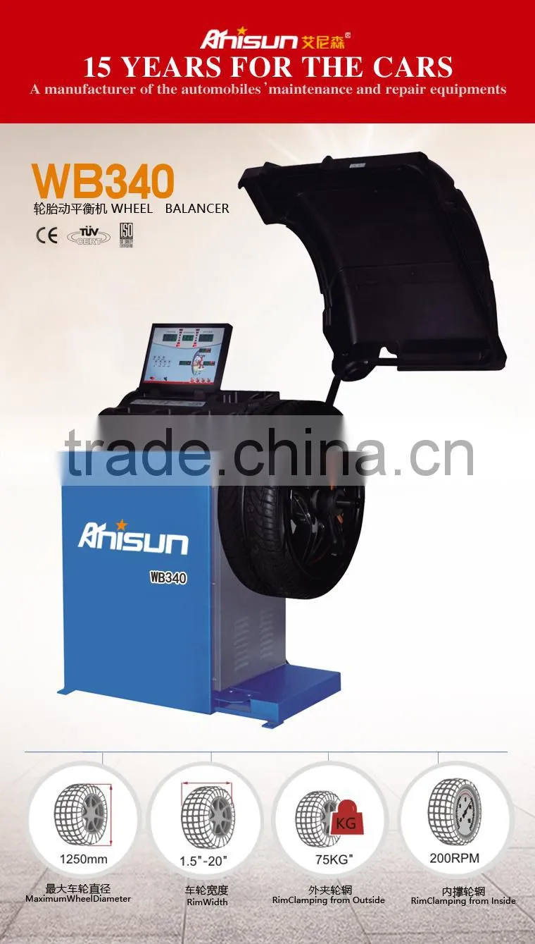 rim diameter 10"-26" tyre balancing machine