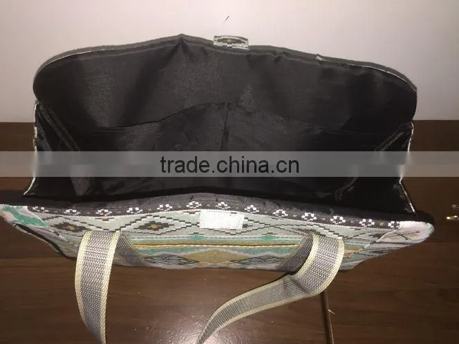 Beautifully printed OEM production canvas tote bag(CAS15-027)