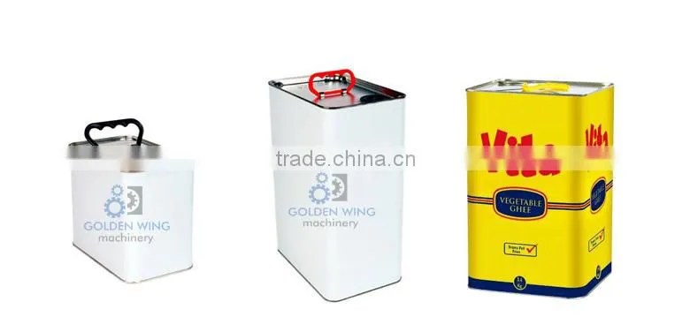 GT4A28 Semi-automatic Tin Can Sealing Machine 1-5L Square Tin Can Production Line