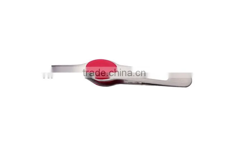 2015 Pointed Slant Tip Carbon Steel Eyebrow Extension tweezers