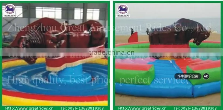 inflatable mechanical rodeo bull