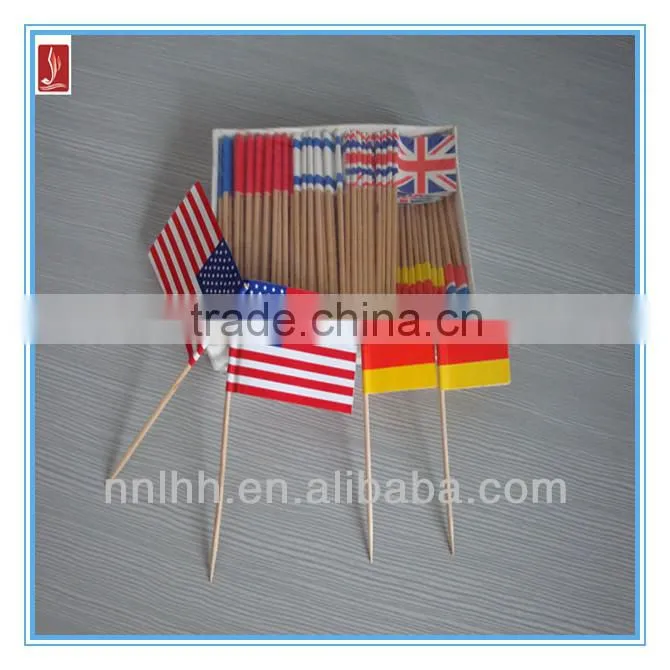 Decoration toothpick with flag