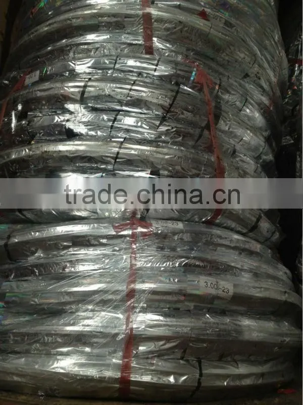 motorcycle natural and Butyl inner tube 4.50-18